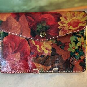 Patricia Nash Mini Tech Portfolio iPad Mimi, Heritage Leather Clutch